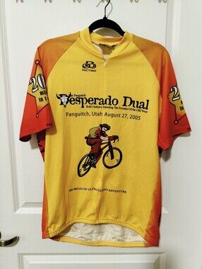Vintage Pactimo XL Desperado Dual 2005 Cycling Jersey Great Condition Activewear